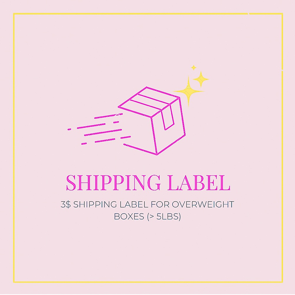 3$ Shipping label